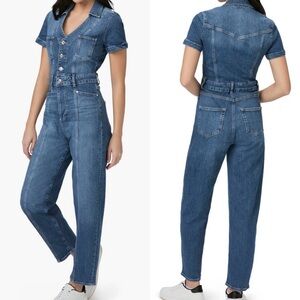 NWT PAIGE Alexis barrel denim Jumpsuit - Blue size 4